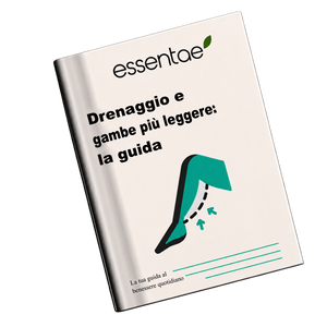 Copertina della guida al drenaggio e alle gambe più leggere.
