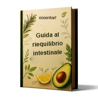 Copertina della guida al riequilibrio intestinale.